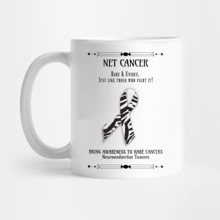 NET Cancer Support Mug,coffee mug,t-shirt,sticker,tote,bag,apparel,magnet,pin,hoodie,pillow Mug